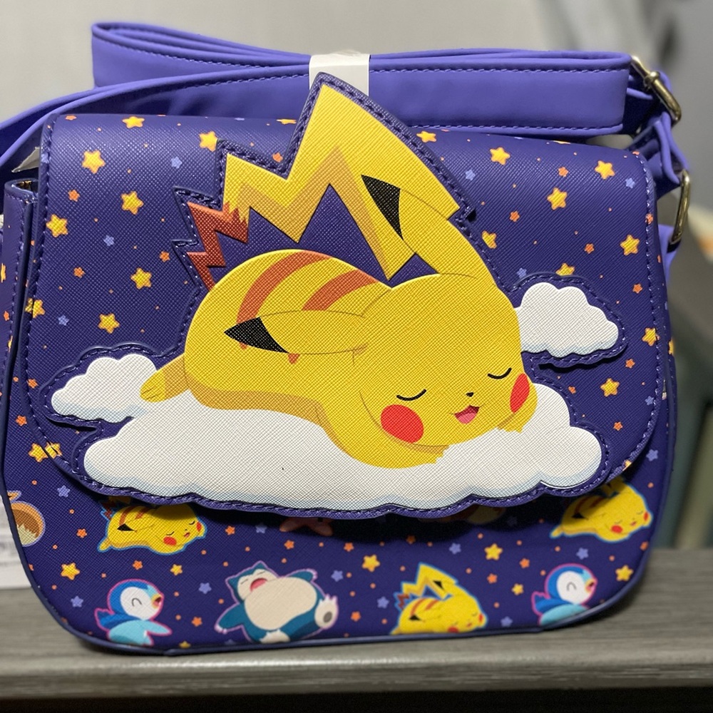 Loungefly Pokemon Sleeping Pikachu and Friends Crossbody